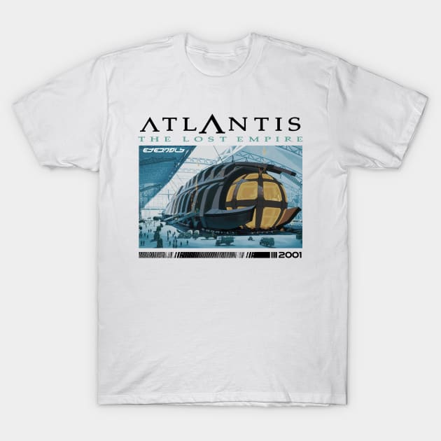 Atlantis - The lost empire I WHITE TEE T-Shirt by ETERNALS CLOTHING